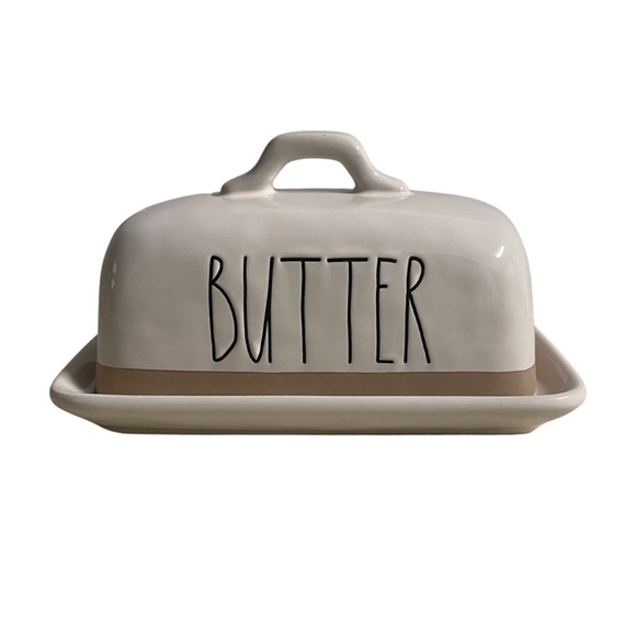 Rae Dunn Butter Dish with Lid - Picture 2 of 2